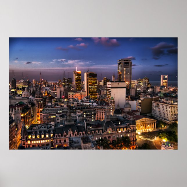 Buenos Aires Desde La Legislatura V Poster (Framsidan)