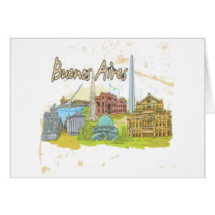 Buenos Aires Hälsningskort