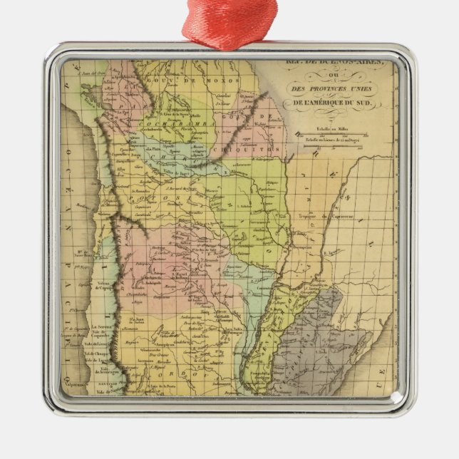 Buenos Aires Julgransprydnad Metall (Framsidan)