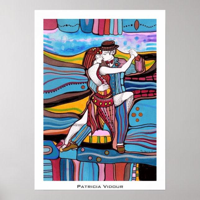 Buenos Aires, la Reina del Plata Tango Poster (Framsidan)