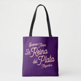 Buenos Aires "La Reina del Plata" typografi Konst Tygkasse