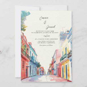 Buenos Aires Landscape Destination Wedding Inbjudningar