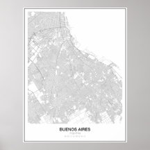 Buenos Aires, Poster av det argentinska minimalist