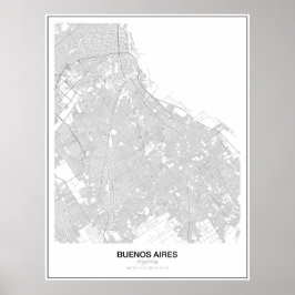 Buenos Aires, Poster av det argentinska minimalist