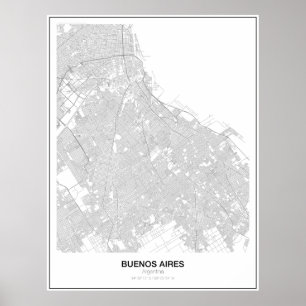Buenos Aires, Poster av det argentinska minimalist