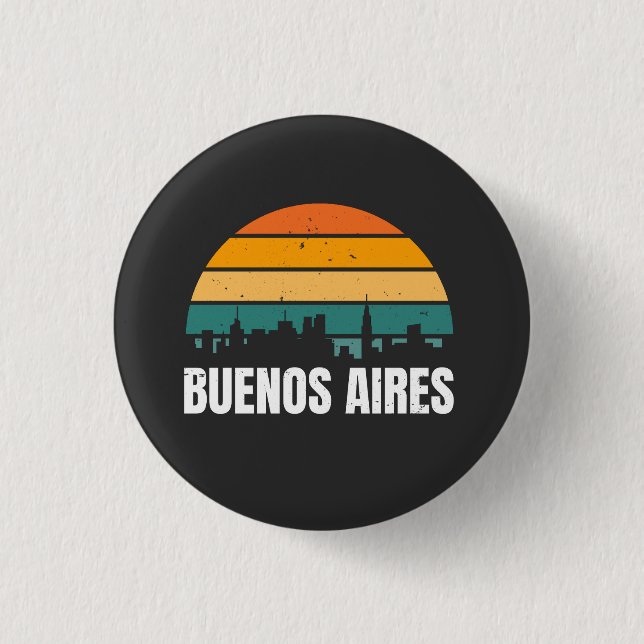 Buenos Aires Retro Knapp (Framsida)