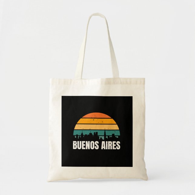 Buenos Aires Retro Tygkasse (Framsidan)