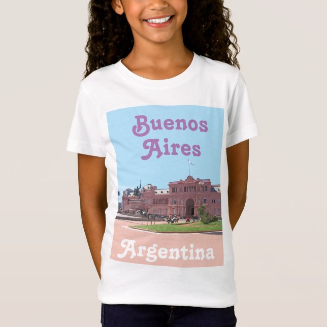 Buenos Aires Souvenir, Argentina T Shirt (Framsida)
