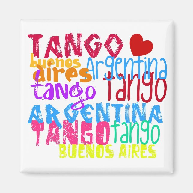 Buenos Aires Tango Magnet (Framsidan)