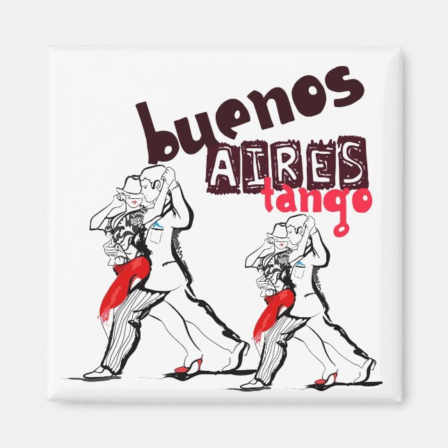Buenos Aires Tango Magnet (Framsidan)