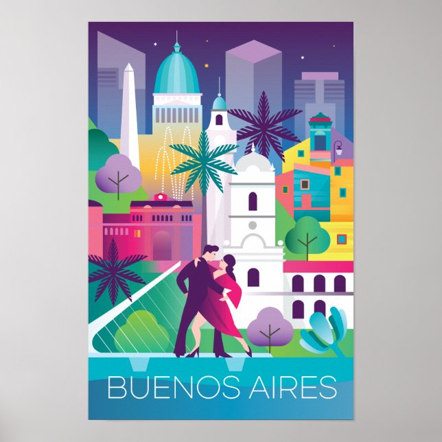 Buenos Aires Tryck (Framsidan)