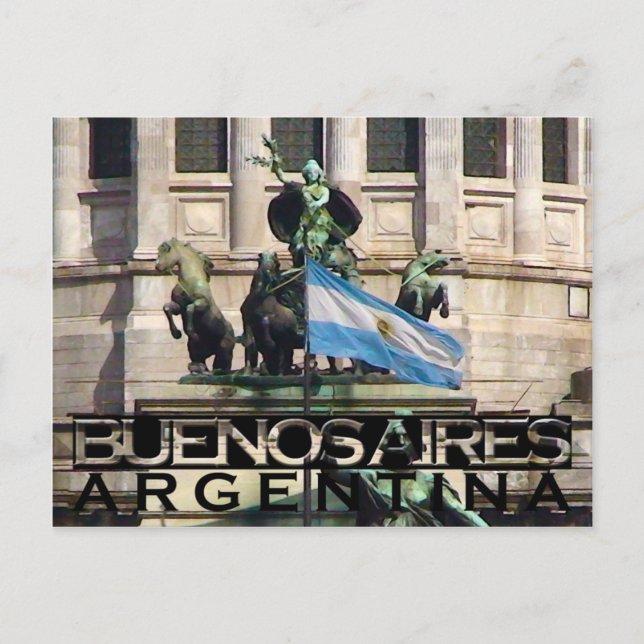 Buenos Aires Vykort (Framsida)