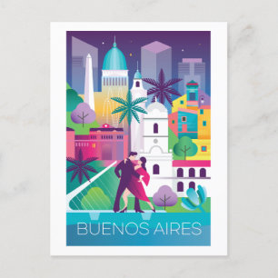 Buenos Aires-vykort Vykort