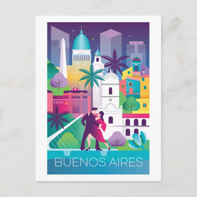 Buenos Aires-vykort Vykort (Framsida)