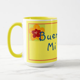 Buenos Dias Mi Kärlek Taza de Café Mugg
