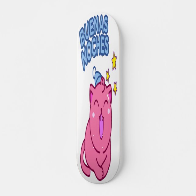 Buenos Noches - Bra Natten Mini Skateboard Bräda 18,5 Cm (Framsida)