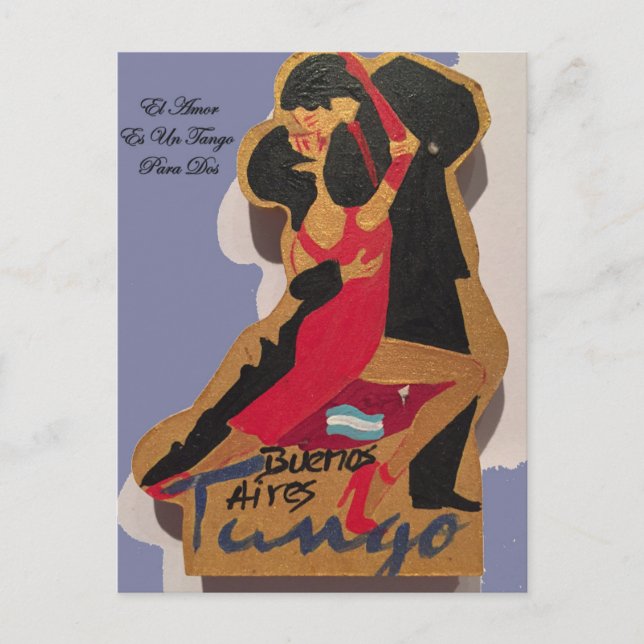 BuenosAires_Tango_Dikt Vykort (Framsida)