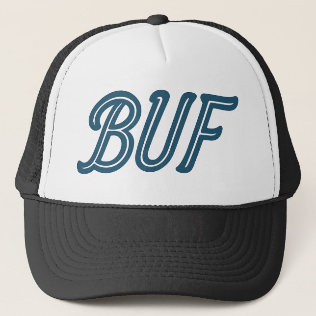BUF Buffalo flygplatskod - Buffalo NY Aviation Keps (Framsida)