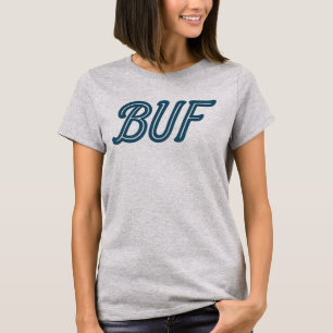 BUF Buffalo flygplatskod - Buffalo NY Aviation T Shirt