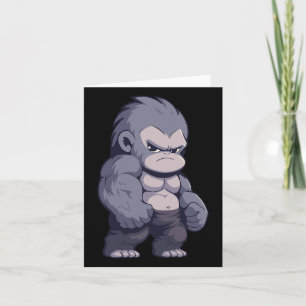 Buff Alpha Silverback Gorilla Ape Design Boxing Go Kort