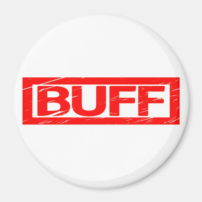 Buff Frimärke Magnet (Framsidan)