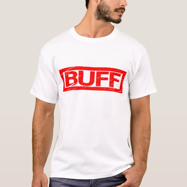 Buff Frimärke T Shirt (Framsida)