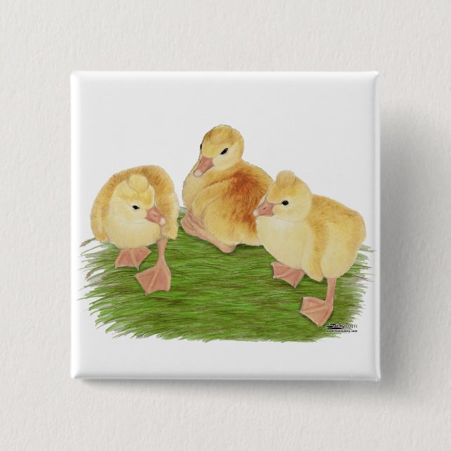 Buff Goslings Tuftad Knapp (Framsida)