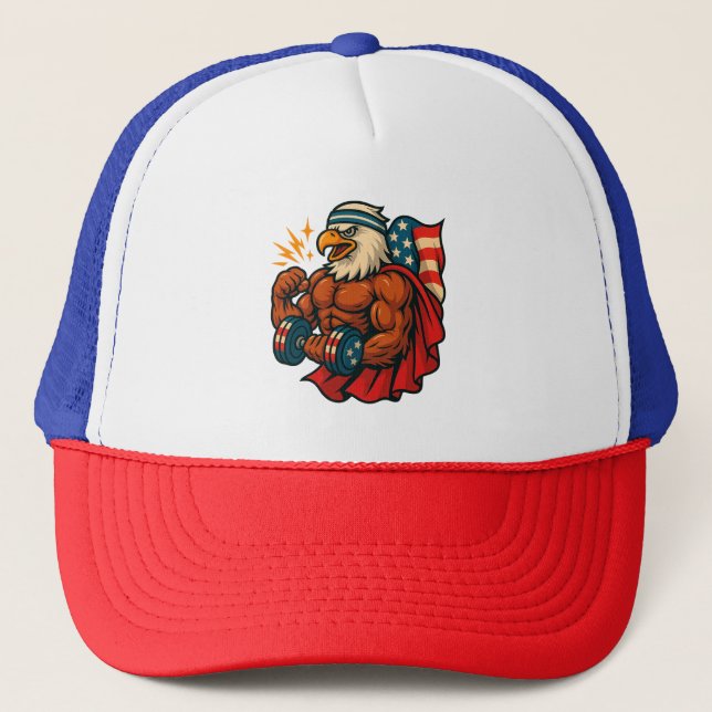 Buff Örn | Patriotisk styrka och frihet Keps (Framsida)