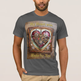 Buff Röd Hjärtan Steampunk-serien T Shirt