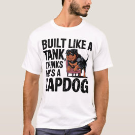 Buff Rottweiler - Tuff Hund Konst T Shirt