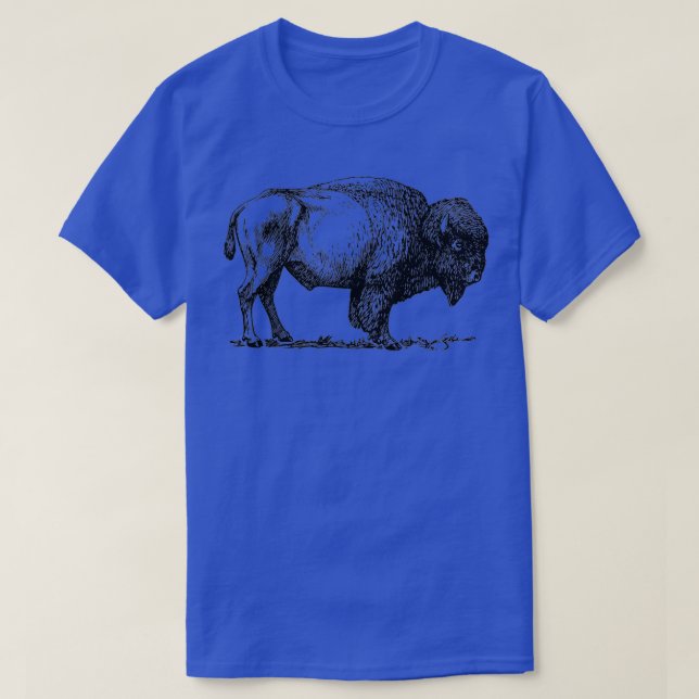 Buffalo American Bison Classic Print Tee (Design framsida)
