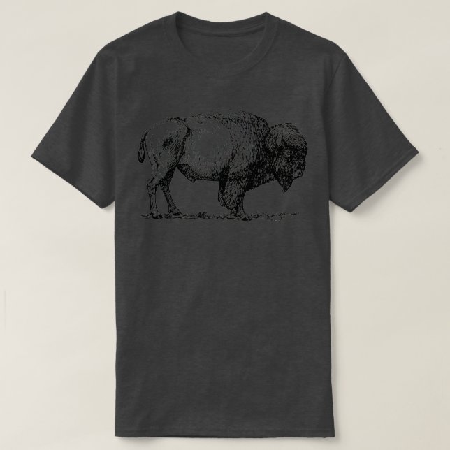 Buffalo American Bison Classic Print Tee (Design framsida)