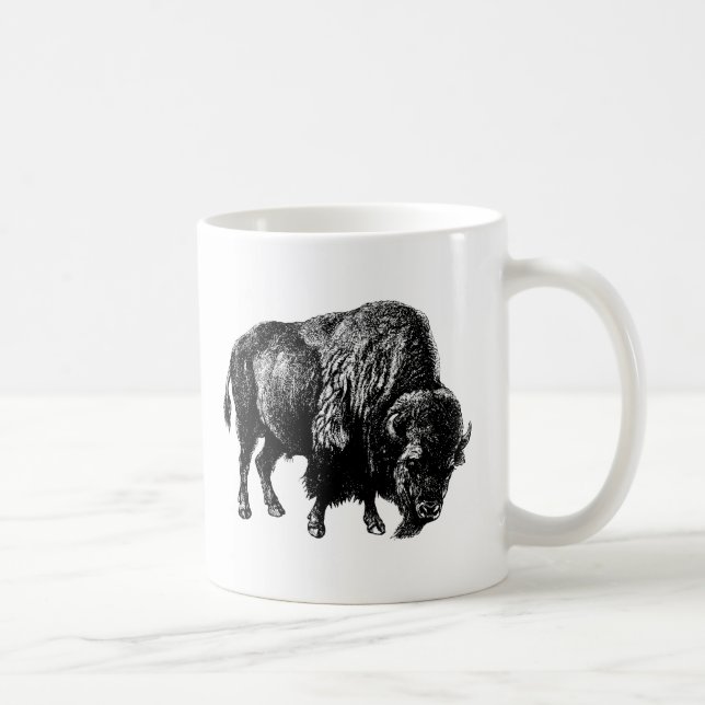 Buffalo American Bison Kaffemugg (Höger)
