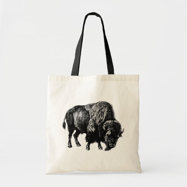 Buffalo American Bison Tygkasse (Framsidan)
