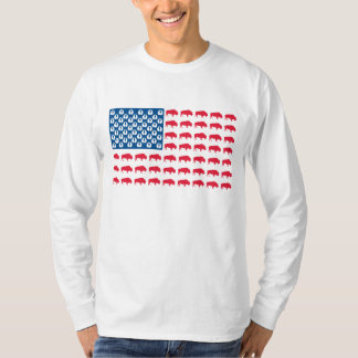 Buffalo American Flagga T Shirt