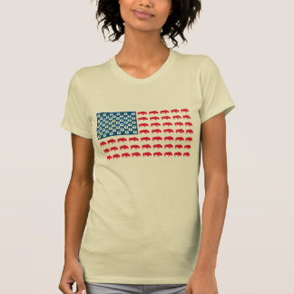 Buffalo American Flagga T Shirt