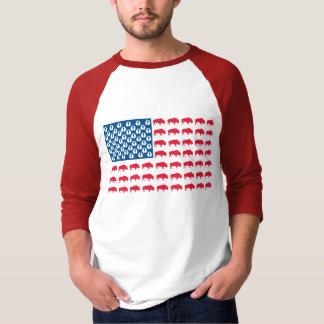Buffalo American Flagga T Shirt