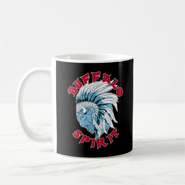 Buffalo Animal Spirit Kaffemugg (Vänster)