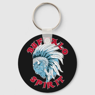 Buffalo Animal Spirit Nyckelring