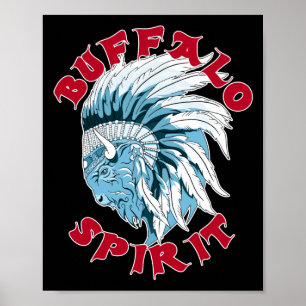 Buffalo Animal Spirit Poster