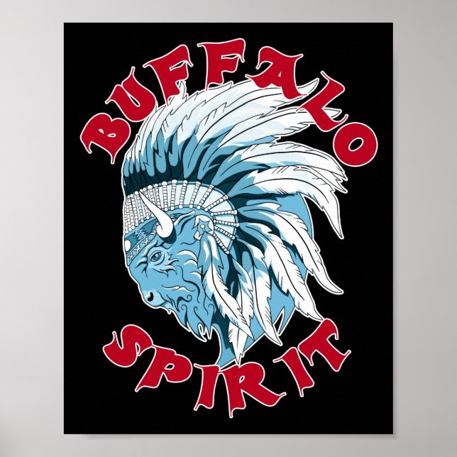 Buffalo Animal Spirit Poster (Framsidan)