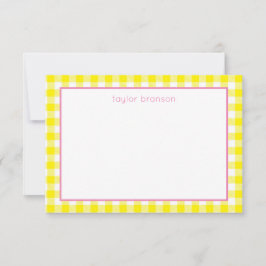 Buffalo-anteckningskort för inlagda Personliger Tack Kort