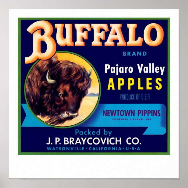 Buffalo Apples Poster (Framsidan)