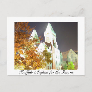Buffalo Asylum för den införnuftiga Vykort