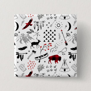 Buffalo Äventyr Black and Red Play ID599 Knapp