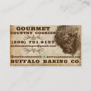 Buffalo Baking Affärskort Visitkort
