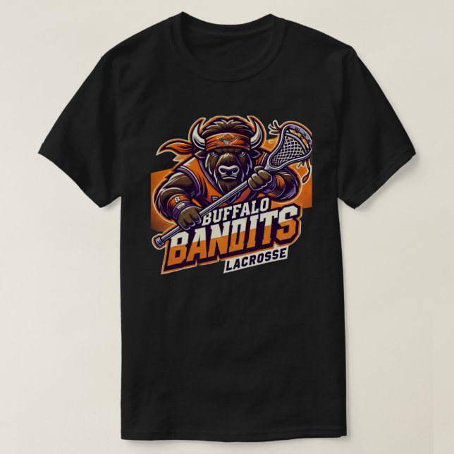 Buffalo Bandits Lacrosse T Shirt (Design framsida)