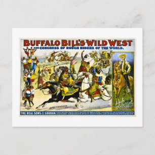 Buffalo Bill 1899 - Arab Horsperma Vykort
