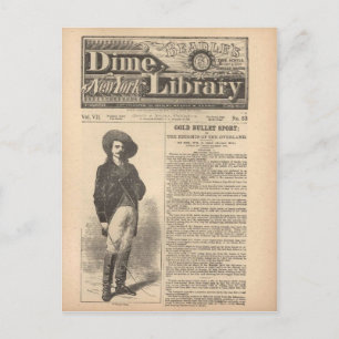 Buffalo Bill - Beadles halva Dime Bibliotek 1879 Vykort