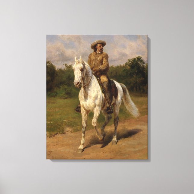 Buffalo Bill Cody av Rosa Bonheur Canvastryck (Framsida)